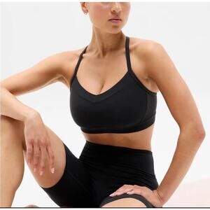 NWT Athleta Vital Bra for D-DD Cups Black Size Small